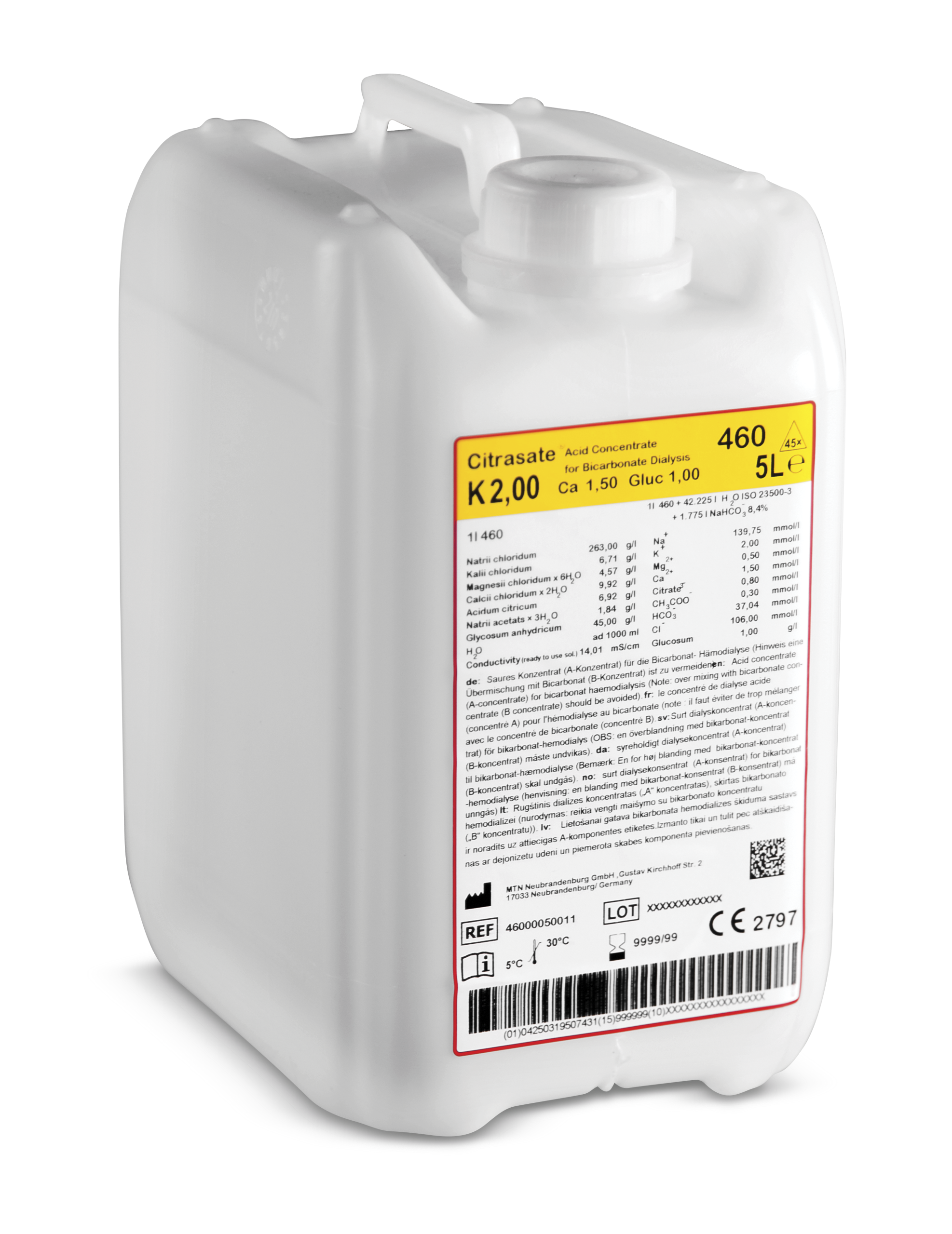 Citrasate - Acid Concentrate - 460 - Canister