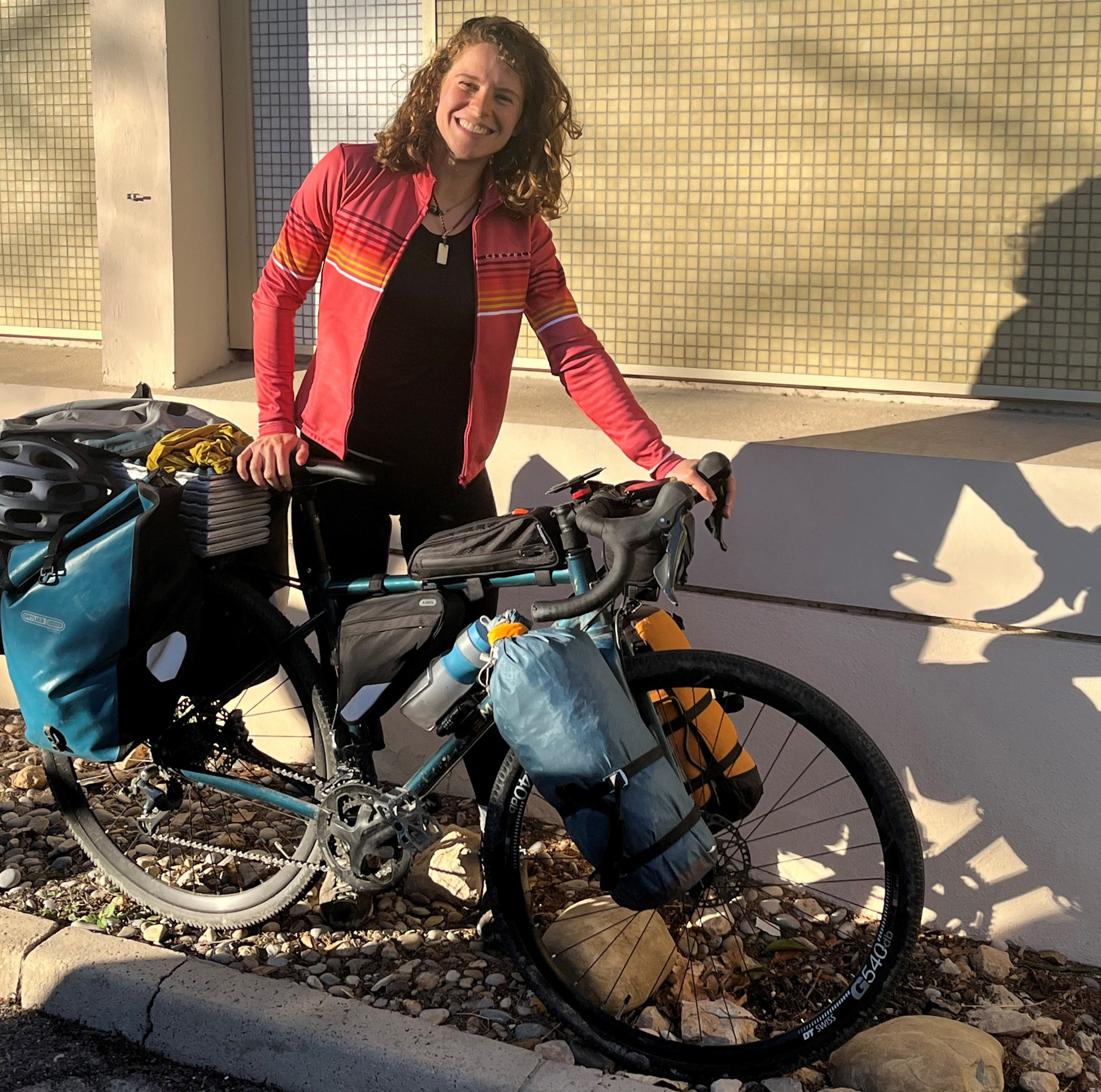 Charlotte Leconte bike riding