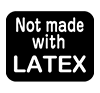 Not made with natural rubber latex