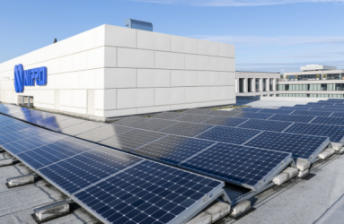 NPG plant with solar panels 