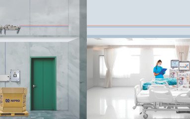 GravineXt in a room and dialysis room next to it