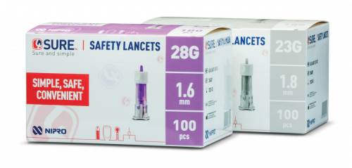 Nipro 4Sure Safety Lancet Boxes