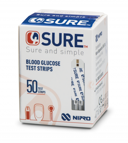 Nipro 4Sure test strip box