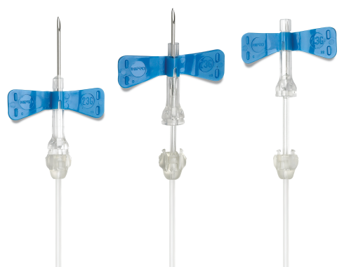 Safetouch winged needle set - 3 stages