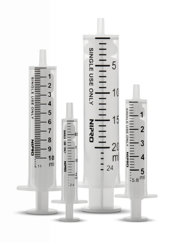 Nipro 2part syringe 2-5-10-20ml - KDL