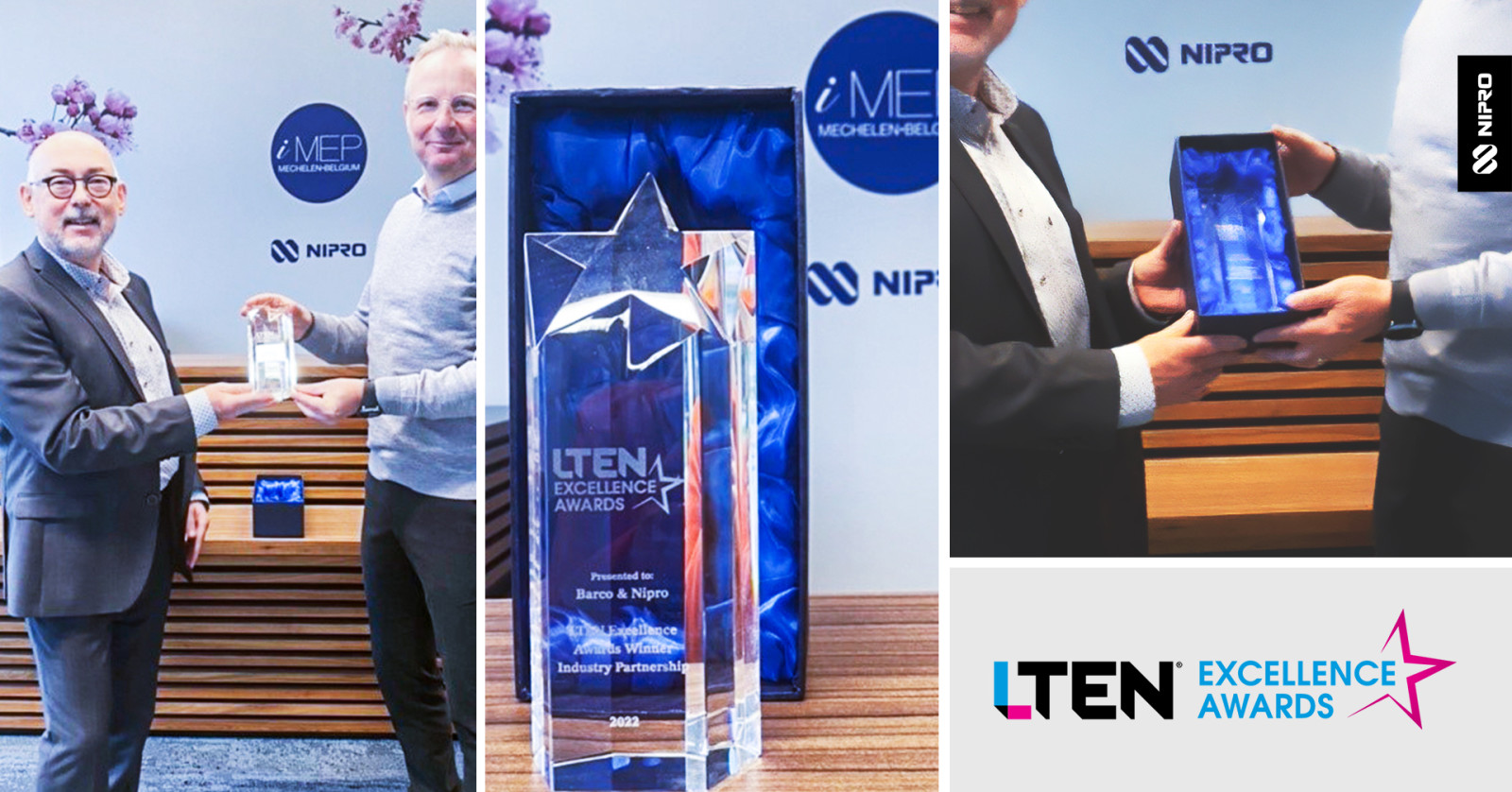 LTEN award provided to iMEP - awards - business men