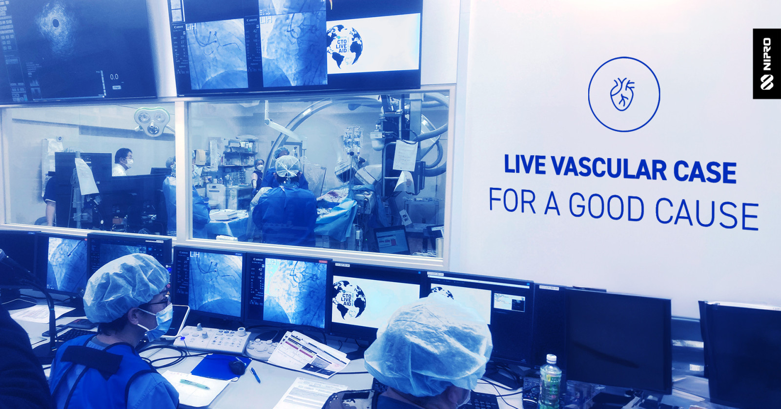 Nipro vascular live case at CTO Live Aid